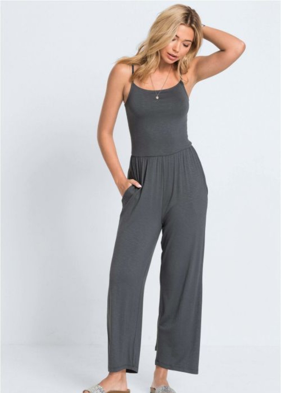 * | Excellent Venus Casual Jumpsuit Grey | Womens Jumpsuits & Rompers