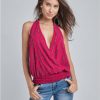 * | Store Venus Embellished Halter Neck Top Fuchsia | Womens Tops