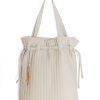 * | Original Venus Pleated Tote Bag Taupe | Womens Handbags