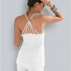 * | Good Quality Venus Back Detail Top White | Womens Tops