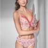 * | Exquisite Gifts Venus Heart Print Bra/Panty Set Pink & Red | Womens Lingerie