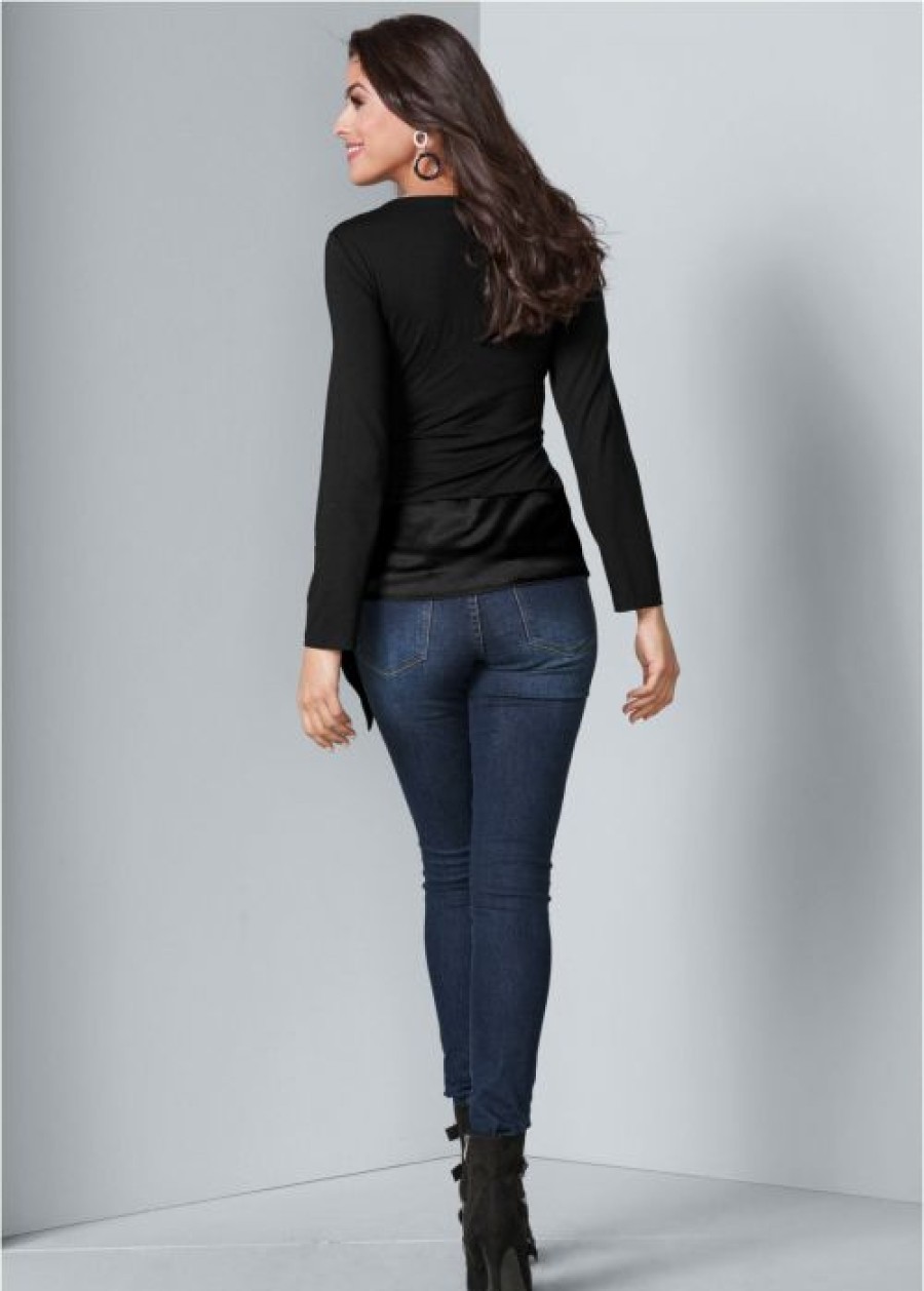 * | Wholesale Venus Side Tie Top Black | Womens Tops